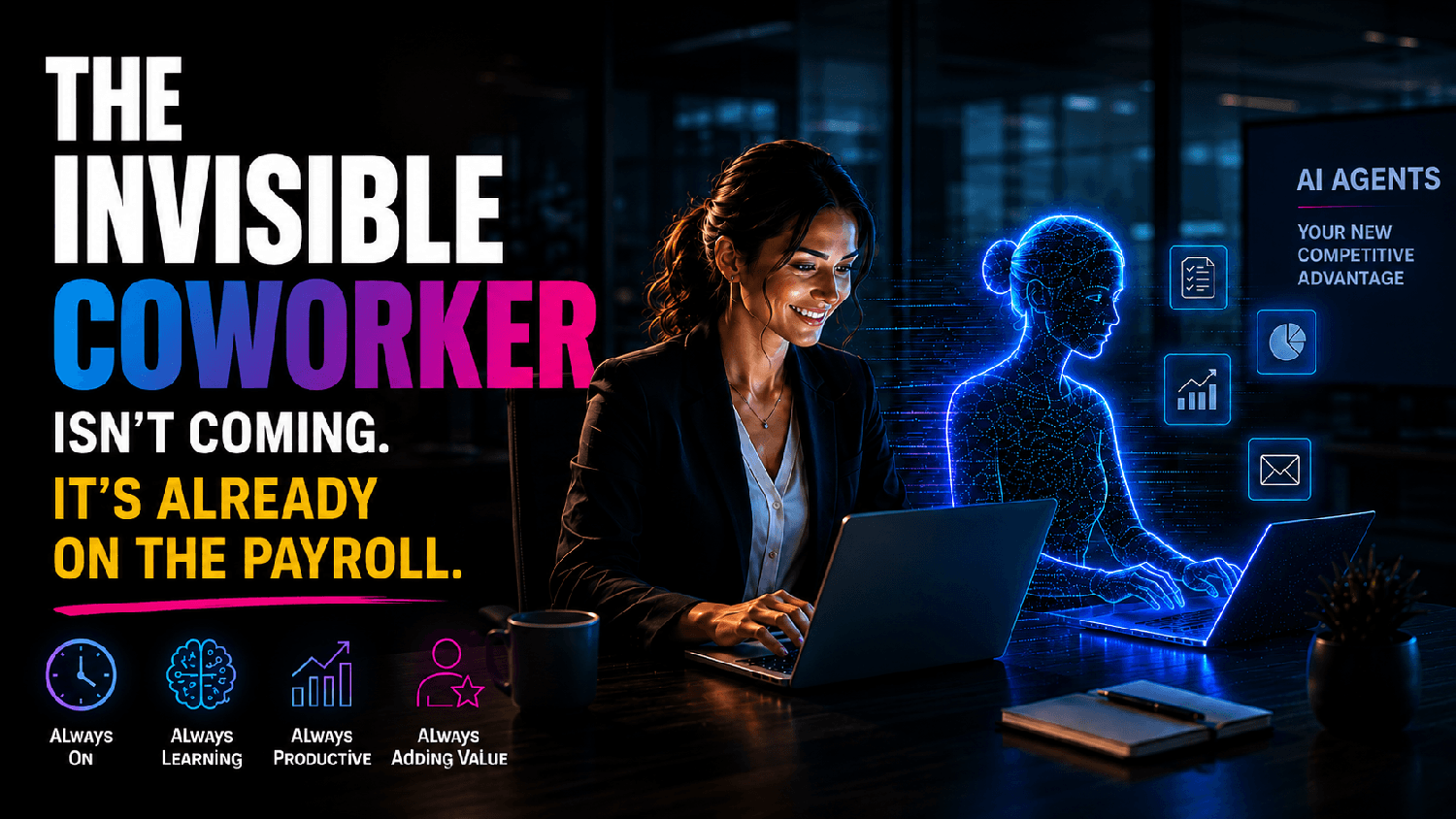 The Invisible Coworker isn’t coming it’s already on the payroll